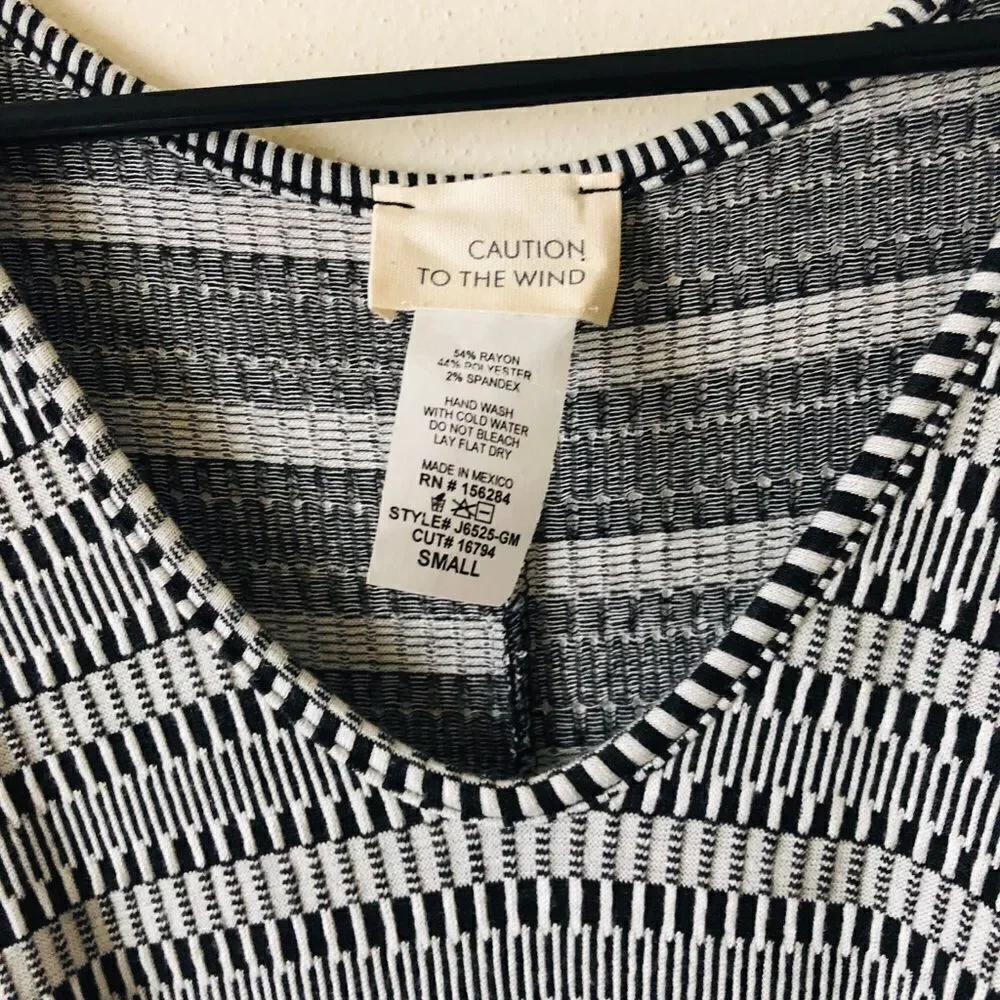 Black and White Jumpsuit Small